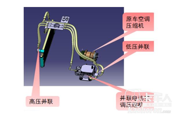 并联驻车空调示意图