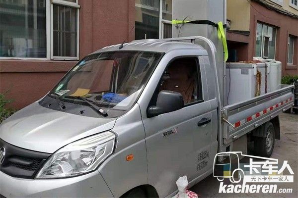 张喜乐说,今年4月份买的这辆祥菱物流之星很给力