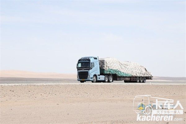 沃尔沃卡车FH460穿越无人区