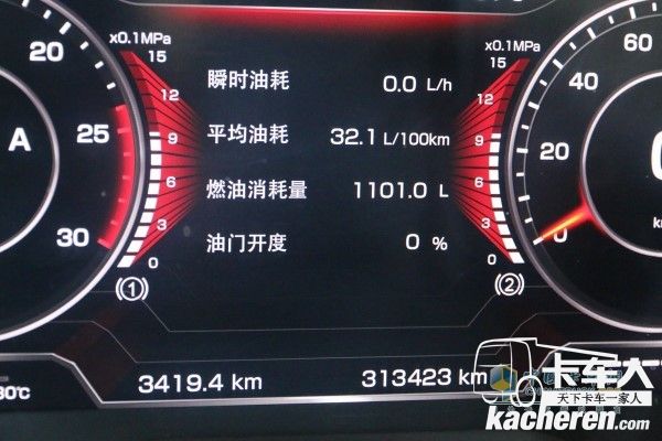 解放动力13升550马力奥威6DM3发动机百公里油耗仅为32.1升