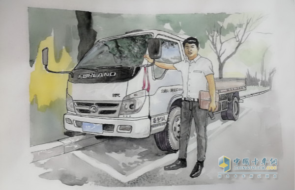 时代用户郭海涛的画—他与时代汽车
