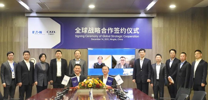 伊顿 宁德时代 新能源 电池