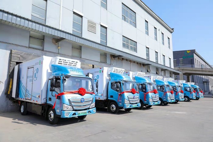 首批氢燃料冷藏车场景应用落地北京百利威仓储物流有限公司