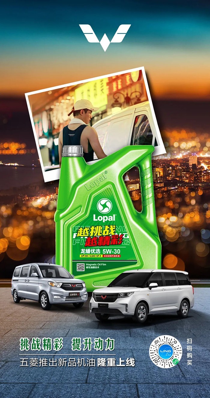 龙蟠科技 五菱 机油