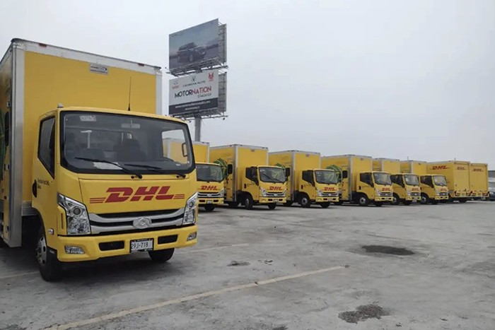  首批EC303纯电轻卡交付DHL 上汽轻卡持续斩获海外大单