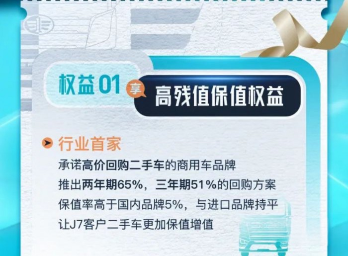 “老铁”,解放J7用户的专属权益到了!