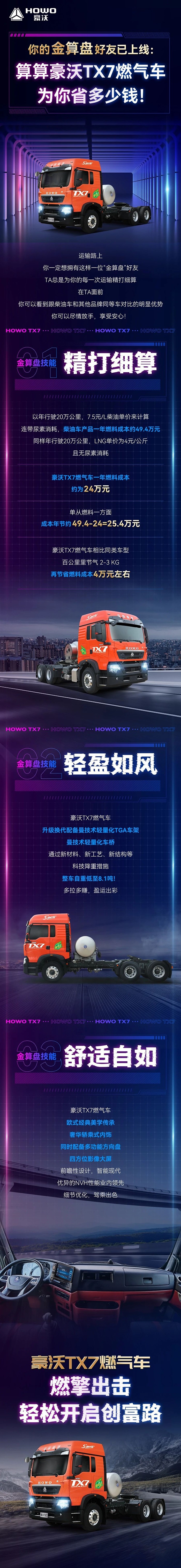 你的金算盘好友已上线：算算豪沃TX7燃气车为你省多少钱！